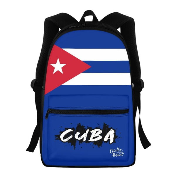 Cuba Flag Graffiti Backpack Cuba